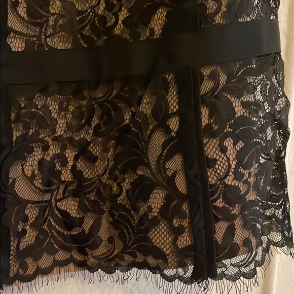 Black Lace Midi Dress - Picture 4 of 4